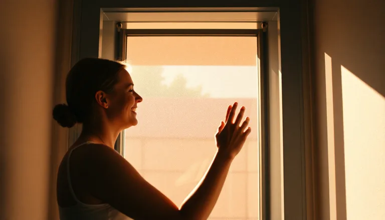 Une personne appliquant une astuce pour rafraîchir sa maison pendant une canicule.