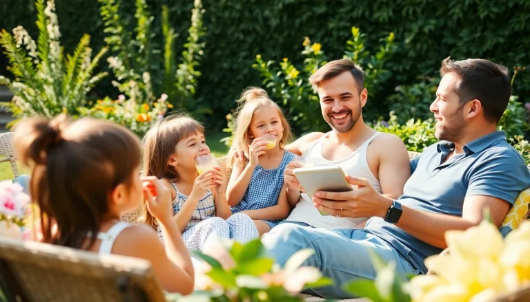 Personne souriante profitant d'un confort amélioré pendant une journée d'été grâce à un objet ou une solution ingénieuse.
