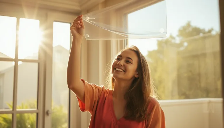 Une personne appliquant une méthode simple pour rafraîchir sa maison face à une forte chaleur.