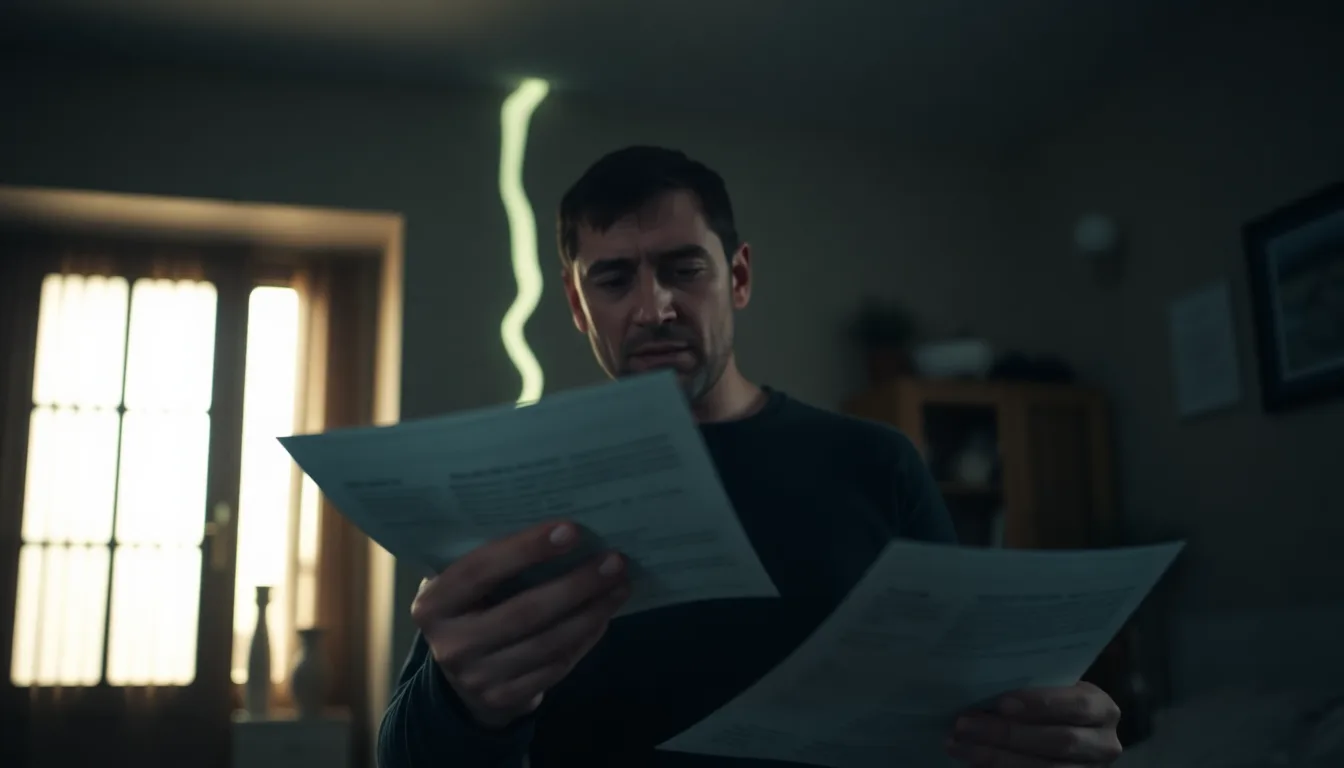 Un document de paiement ou un contrat avec un montant élevé affiché pour une réparation.