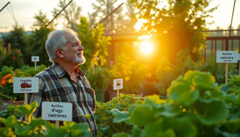 Potager sain avec des légumes protégés, contrastant avec la menace des escargots.