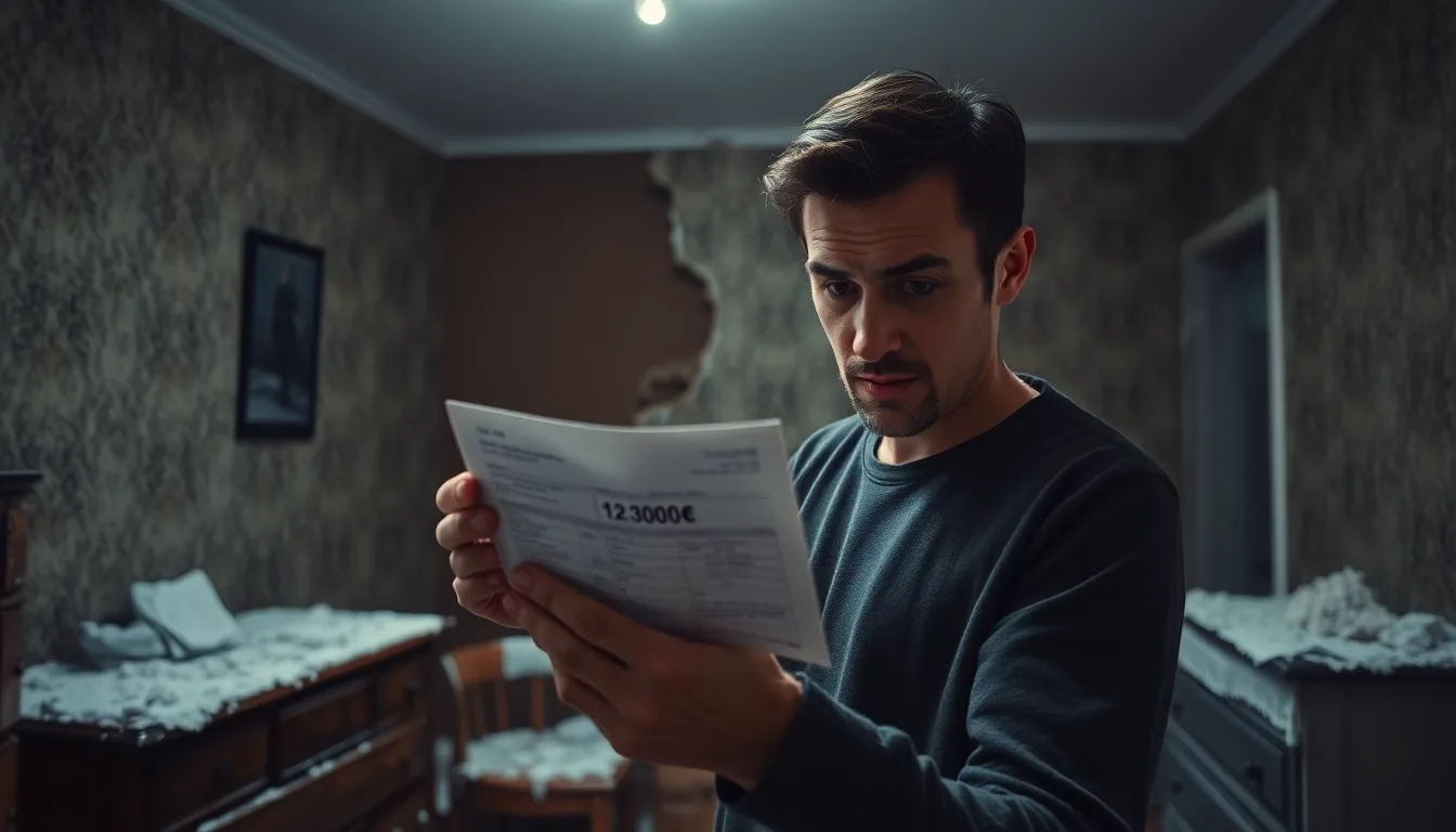 Gros plan d'une fissure traversant un mur de façade.