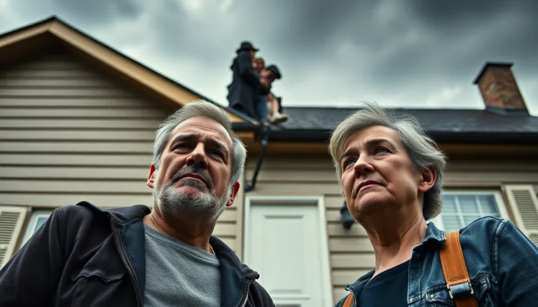 Fissures visibles sur un mur de maison