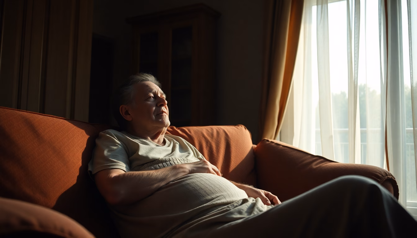 Une personne ouvrant grand une fenêtre dans une maison très chaude, l'air semblant lourd.