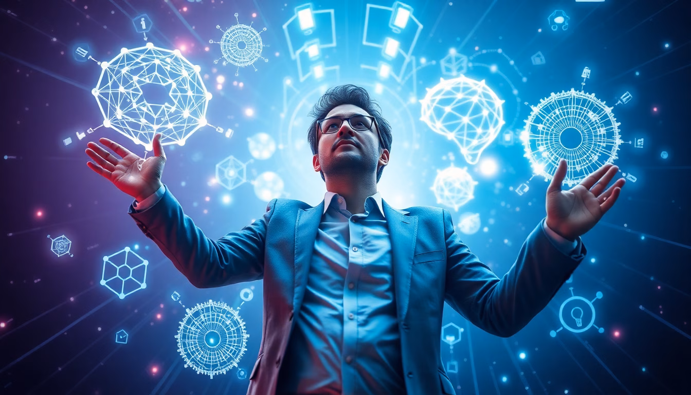Illustration de l'intelligence et de l'innovation