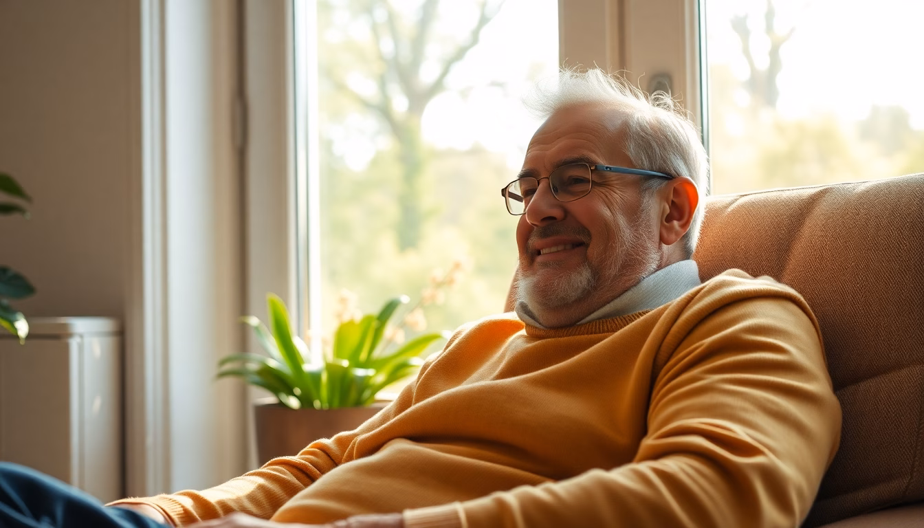 Michel Deveurt souriant dans la nature