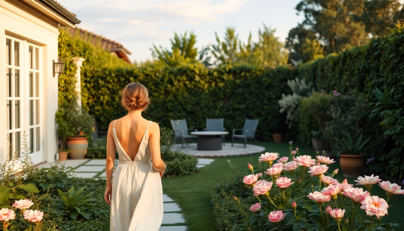 Plantes Vacherot dans un jardin