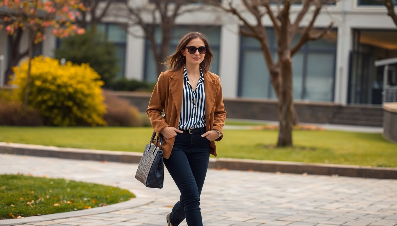 Personne portant une tenue mode audacieuse