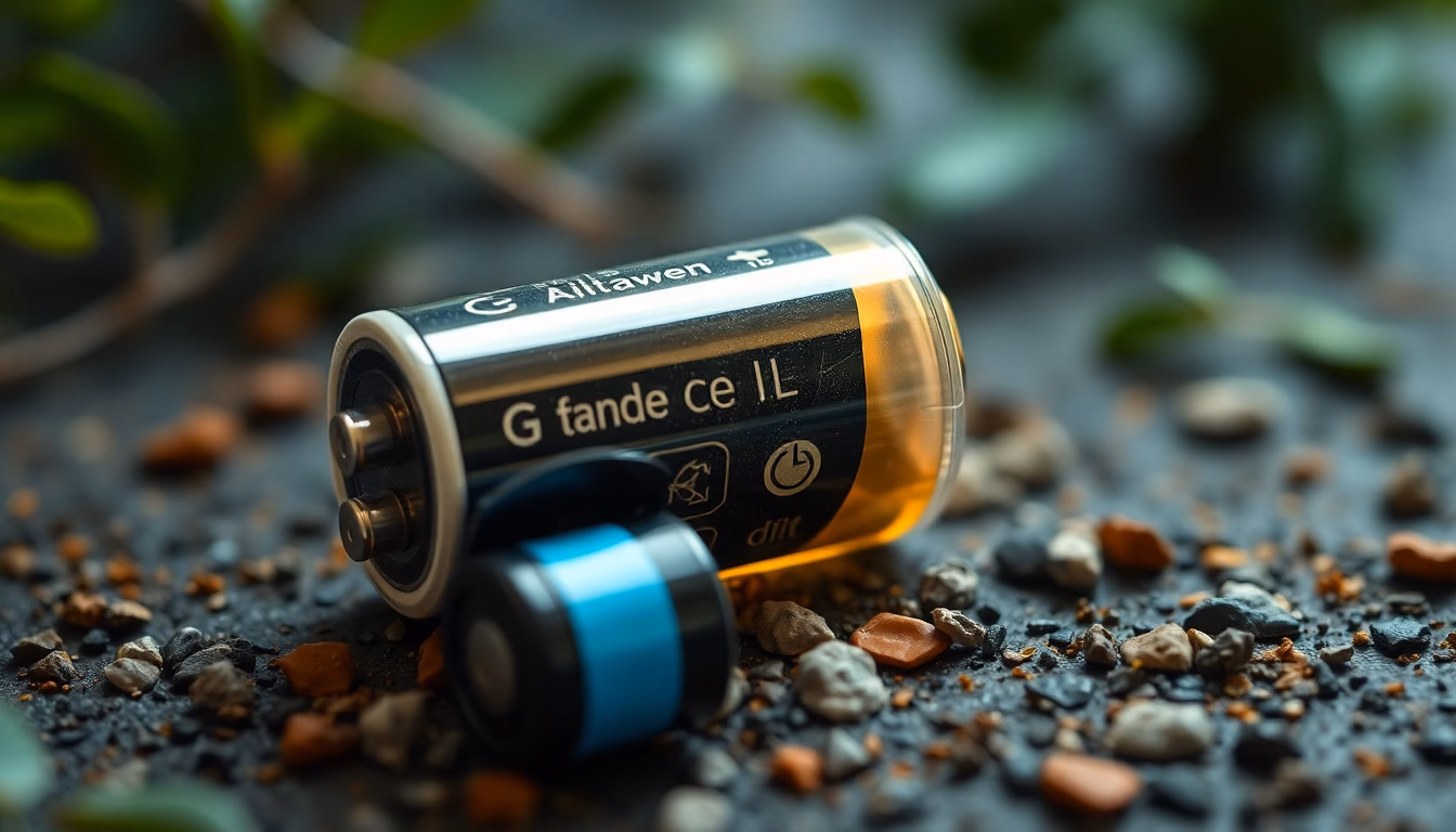 main tenant une batterie futuriste