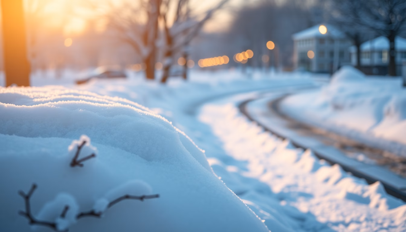 horloge ancienne avec flocons de neige