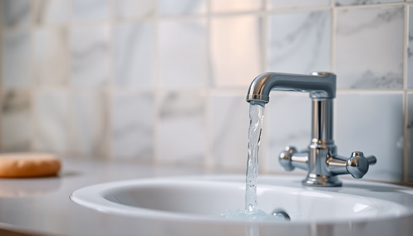 Goutte d'eau avec particules