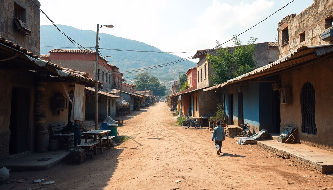 stade de football avec supporters et drapeaux Algérie Ouganda
