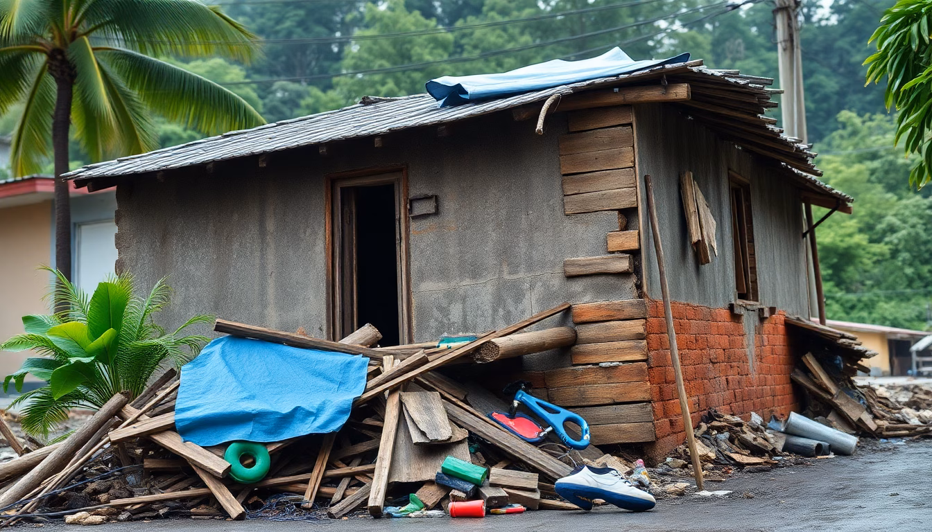 Carte des Antilles montrant un séisme