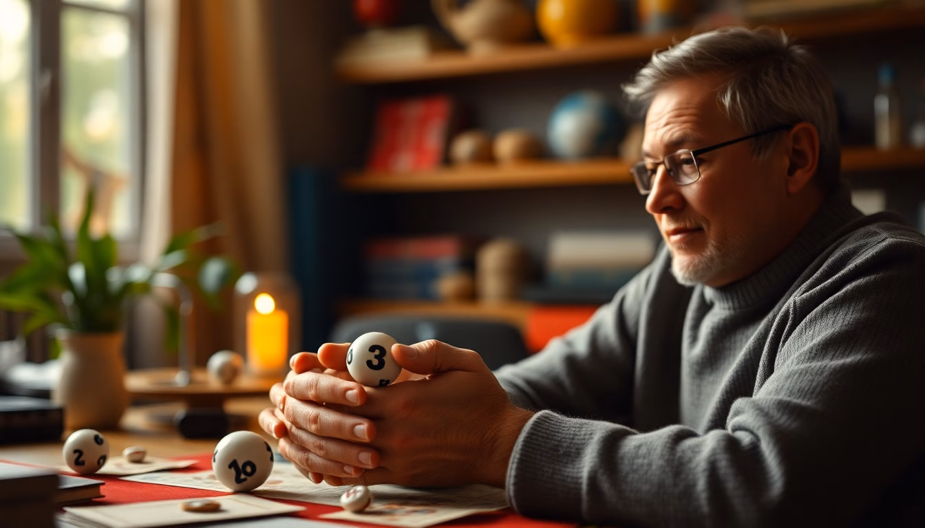 ticket de loto et feux d'artifice