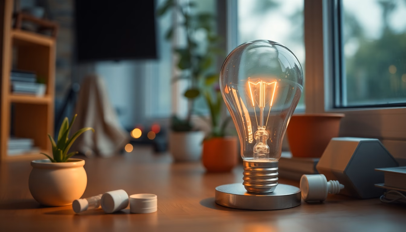 personne souriante devant compteur électrique bas