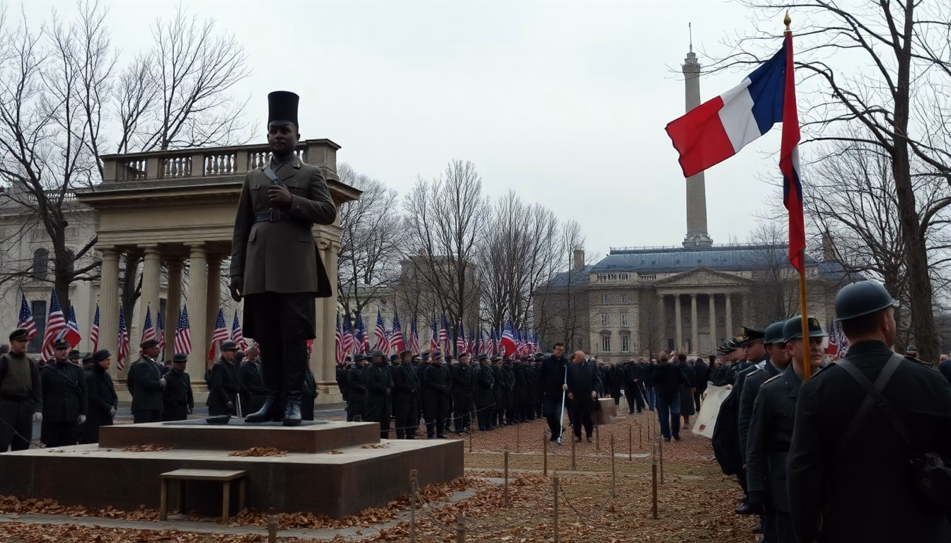 Coquelicot sur fond d'archives historiques