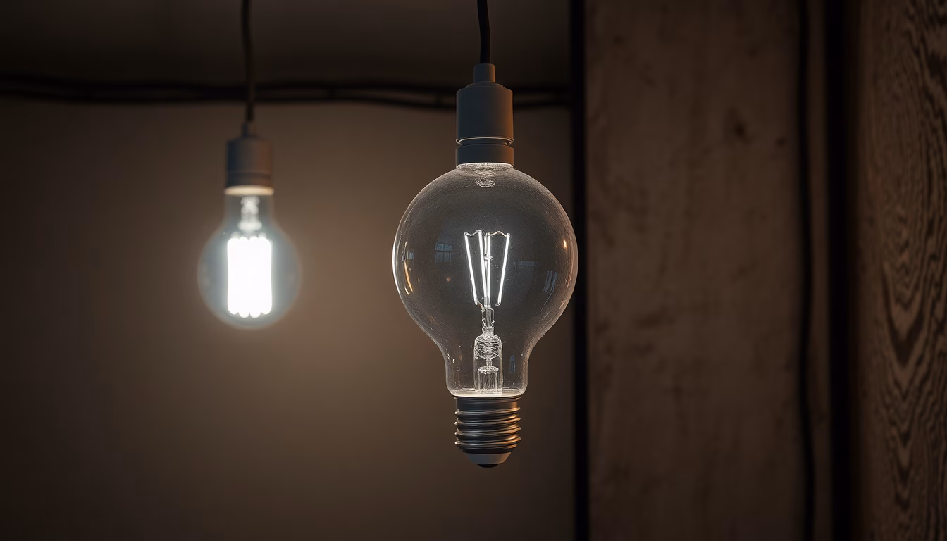 Personne soulagée regardant sa facture d'électricité