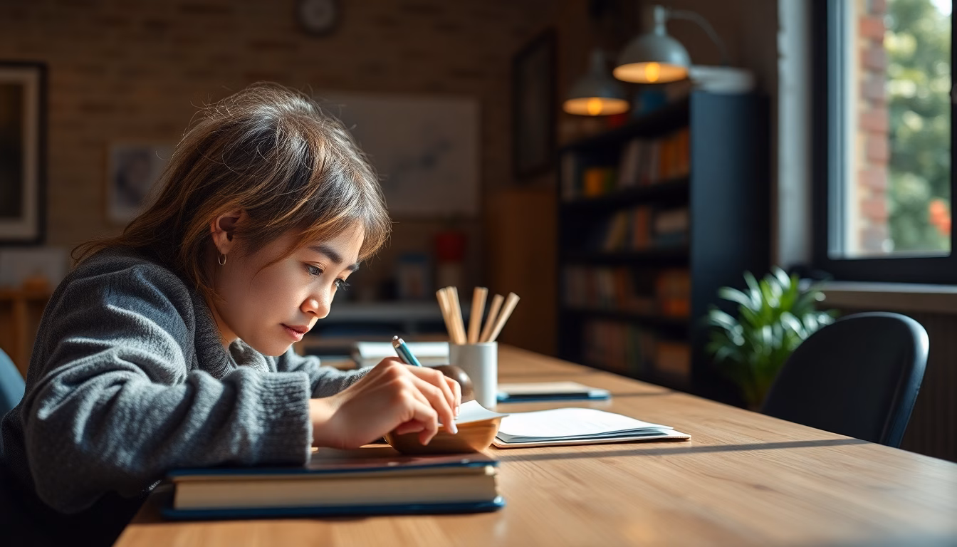 Personne souriante utilisant une tablette pour démarches CAF