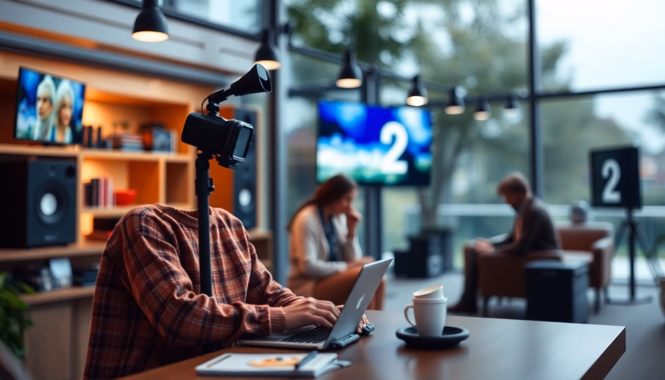 plateau télévision France 2 avec points d'interrogation