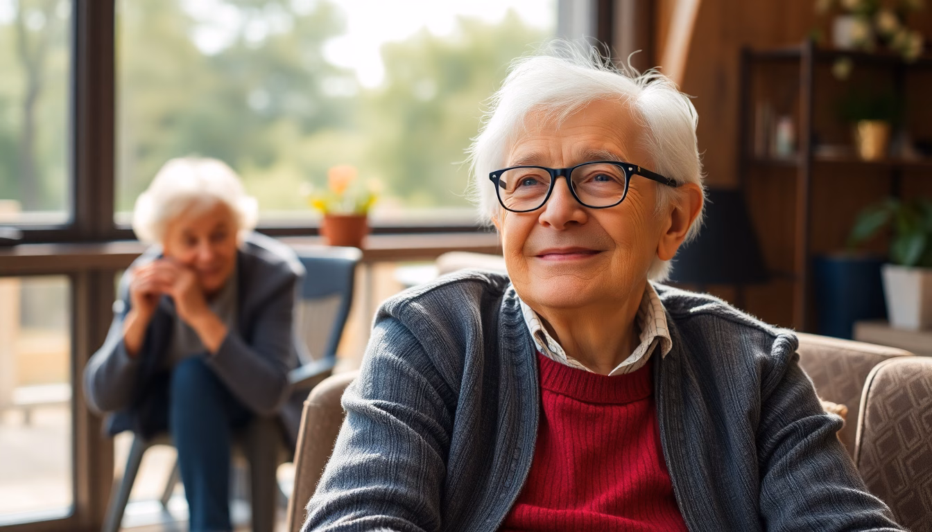 Seniors pratiquant une activité de loisir en plein air