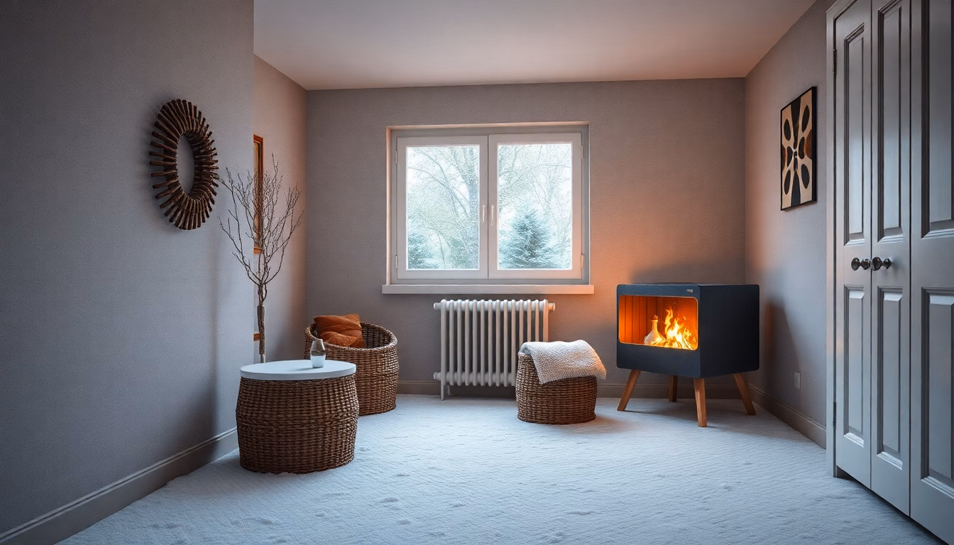 personne souriante ajustant un thermostat pour économiser